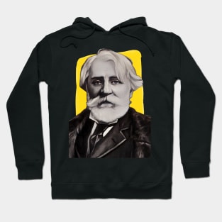 Russian Novelist Ivan Turgenev illustration Hoodie